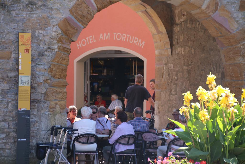 Hotel Am Torturm 폴카흐 외부 사진